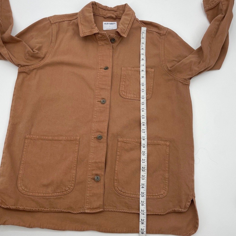 Old Navy Workwear Shack Jacket Miners Gold Cotton Canvas Chore Coat Large 821523 - Picture 10 of 11